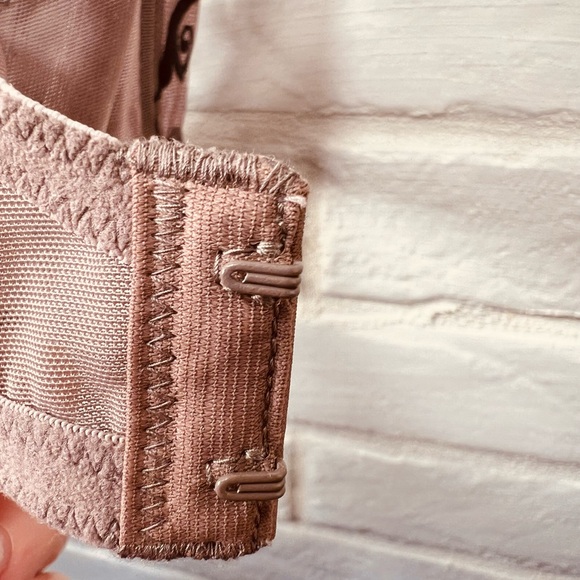 NWT Soma Sensuous Lace Unlined Underwire Bra 34 D Mochaccino Black #0551 - Picture 8 of 15